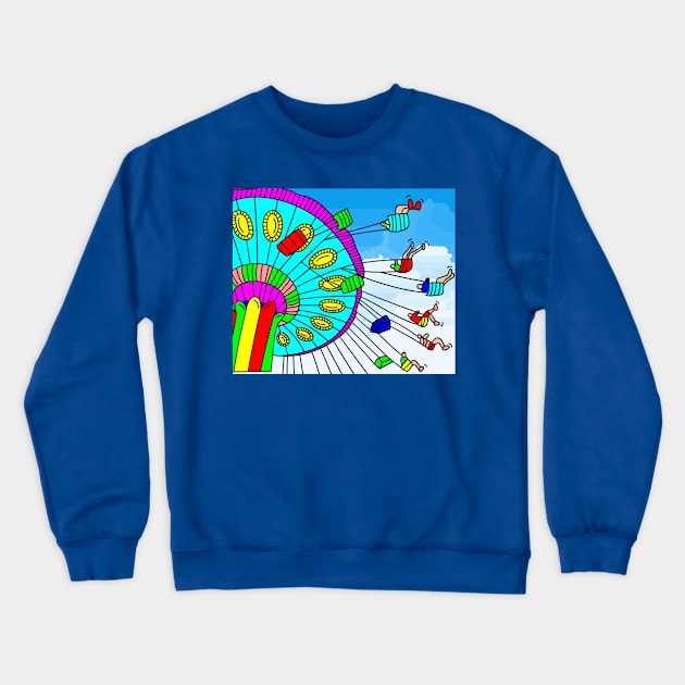 Fun Fair Amusement Park Amusement Park Crewneck Sweatshirt by flofin